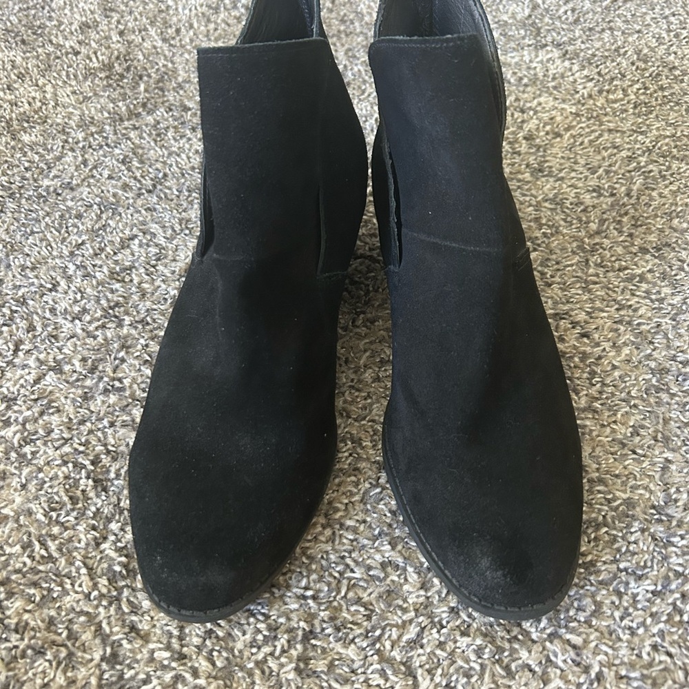 Ruff Hewn Easton black suede leather pull on boots size 10 - Picture 9 of 9